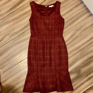 Burgundy Tory Burch dress